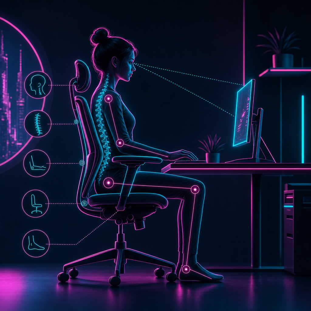 Desbloqueando a Ergonomia: Ajustes Físicos para Aumentar sua Performance