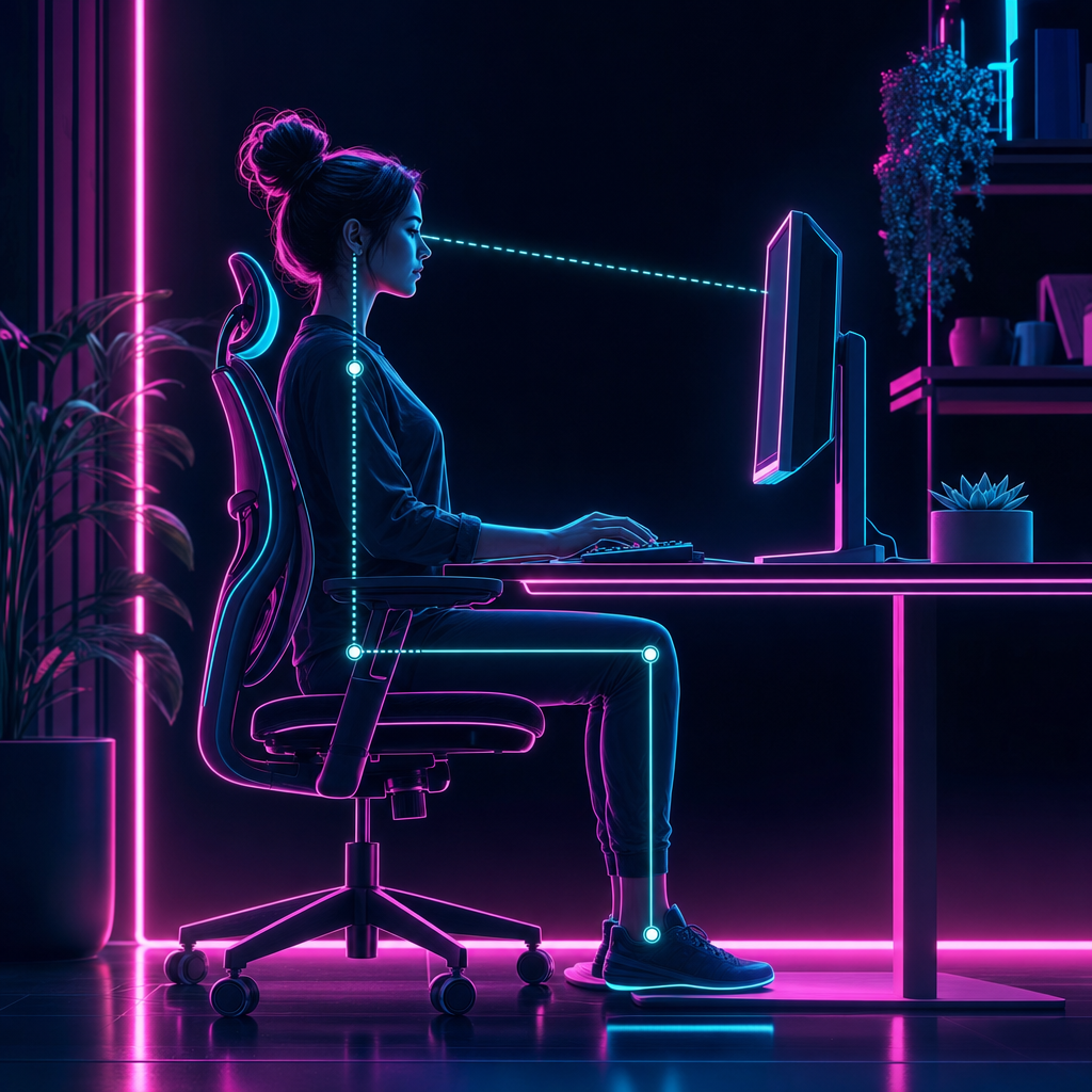 Otimizando sua Postura: A Arte de Sentar no Home Office